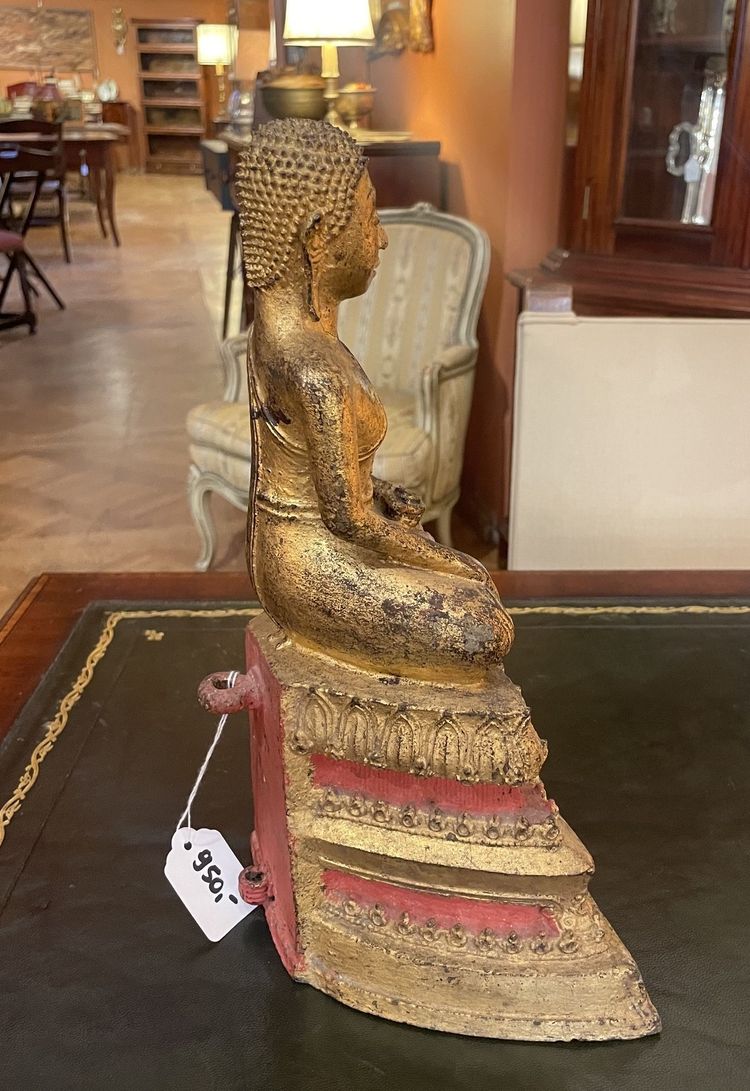 Bouddha bronze doré royaume Siam -19°siècle