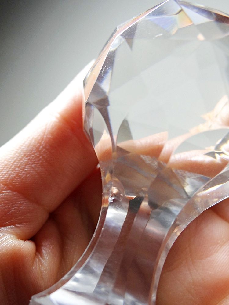 Antique engraved Nancy crystal decanter, circa 1920–1930