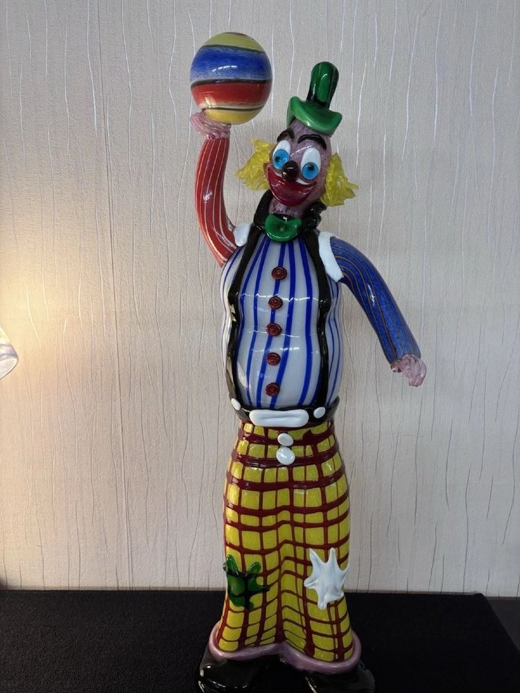 MURANO CRYSTAL CLOWN  
