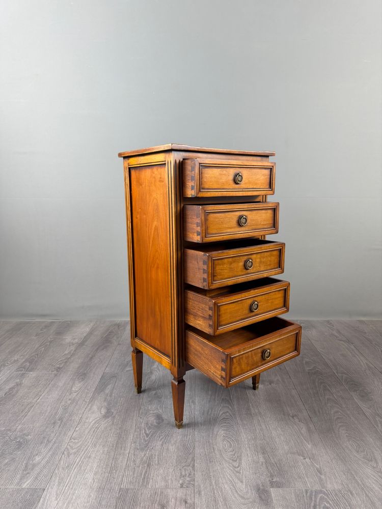 Pair Of Chest Of Drawers, Nightstands, Louis XVI Style, 19th Century