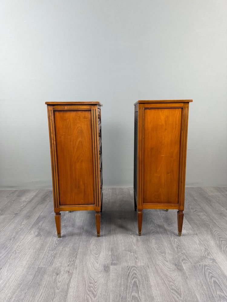 Pair Of Chest Of Drawers, Nightstands, Louis XVI Style, 19th Century