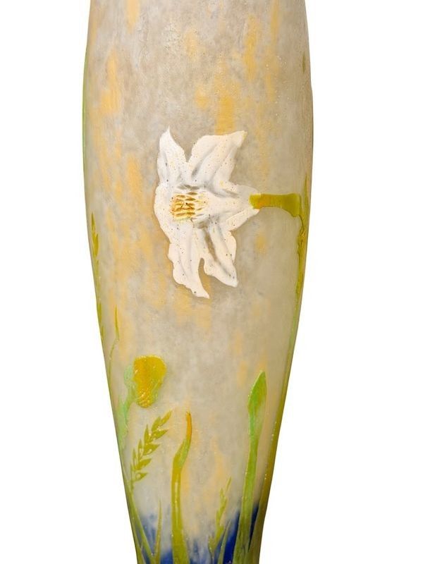 Daum Nancy Art Nouveau Vase "Narcissus"
