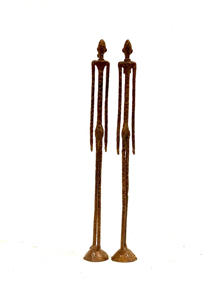 Dogon bronze couple from Mali