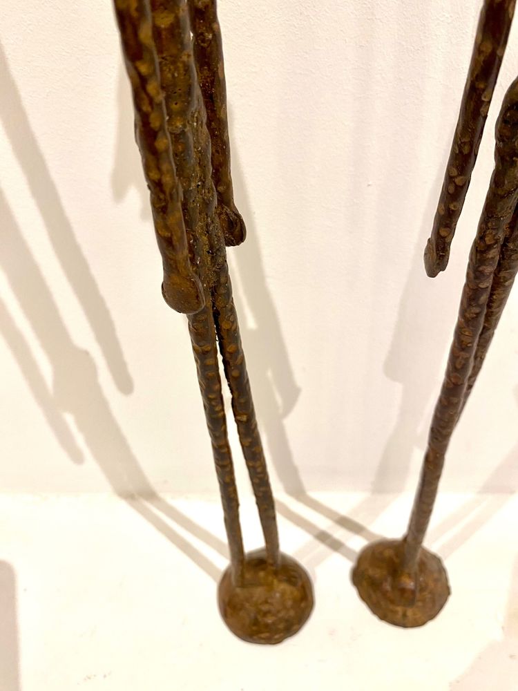 Dogon bronze couple from Mali