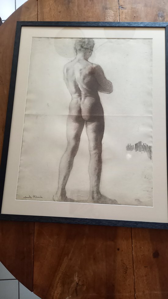 man's academy / drawing by Claude Firmin