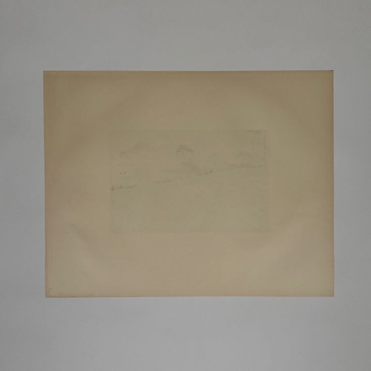 Lithographie par Henri Rivière Douarnenez vu du Ris
