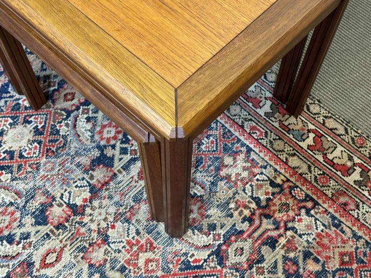 Set of 3 nesting teak tables from the 1970s