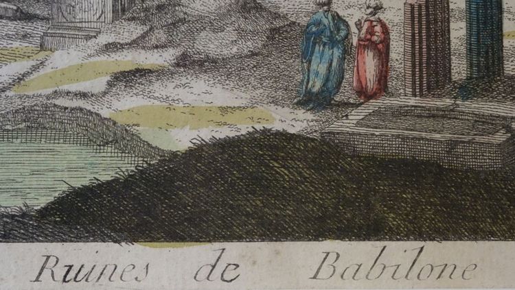 Vue d'optique époque XVIIIème