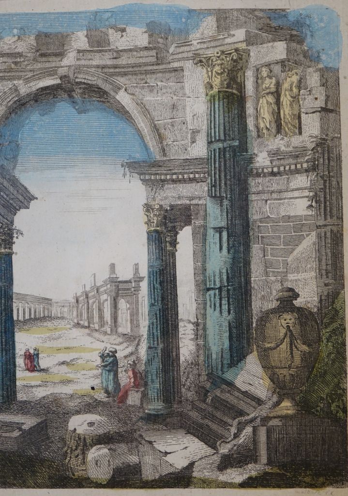 Vue d'optique époque XVIIIème