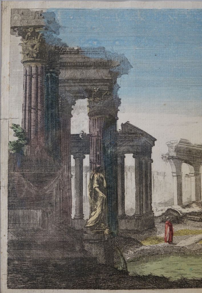 Vue d'optique époque XVIIIème