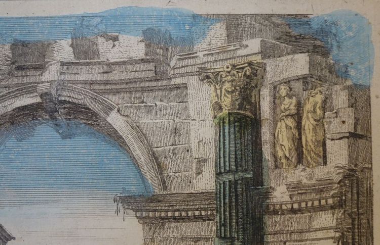 Vue d'optique époque XVIIIème