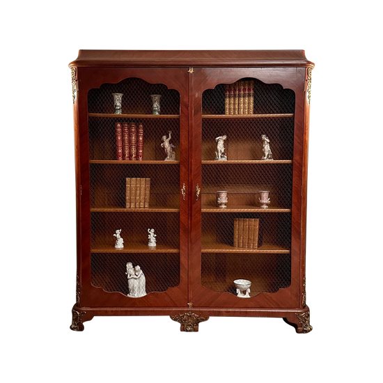 Maison Jansen, Beautiful 19th Century Regency Library Stamped