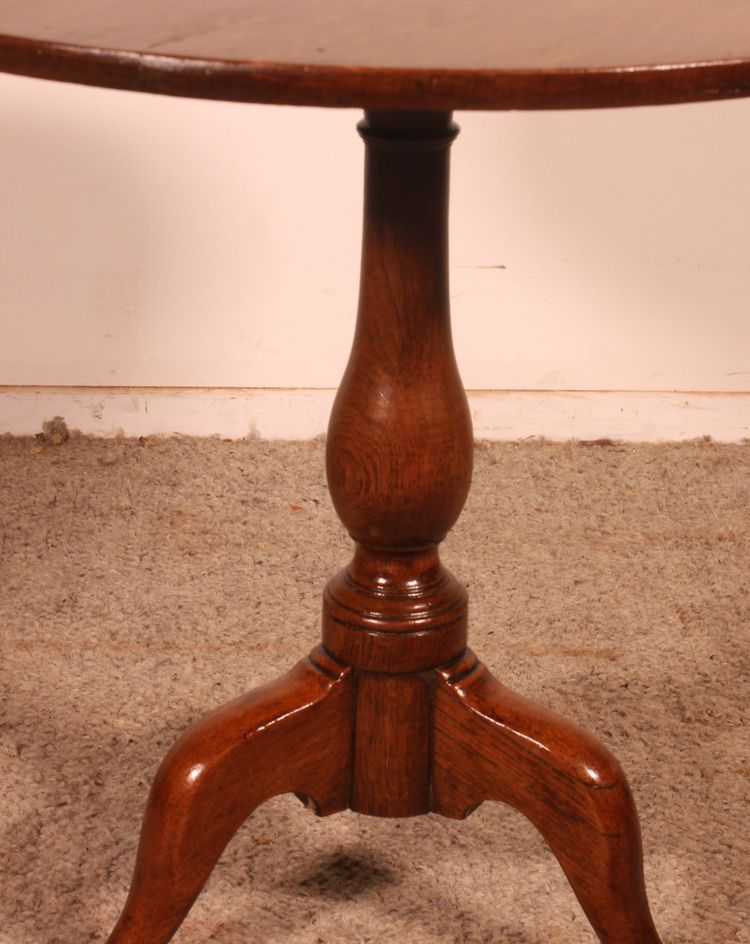 Oak Tripod Table, Circa 1800
