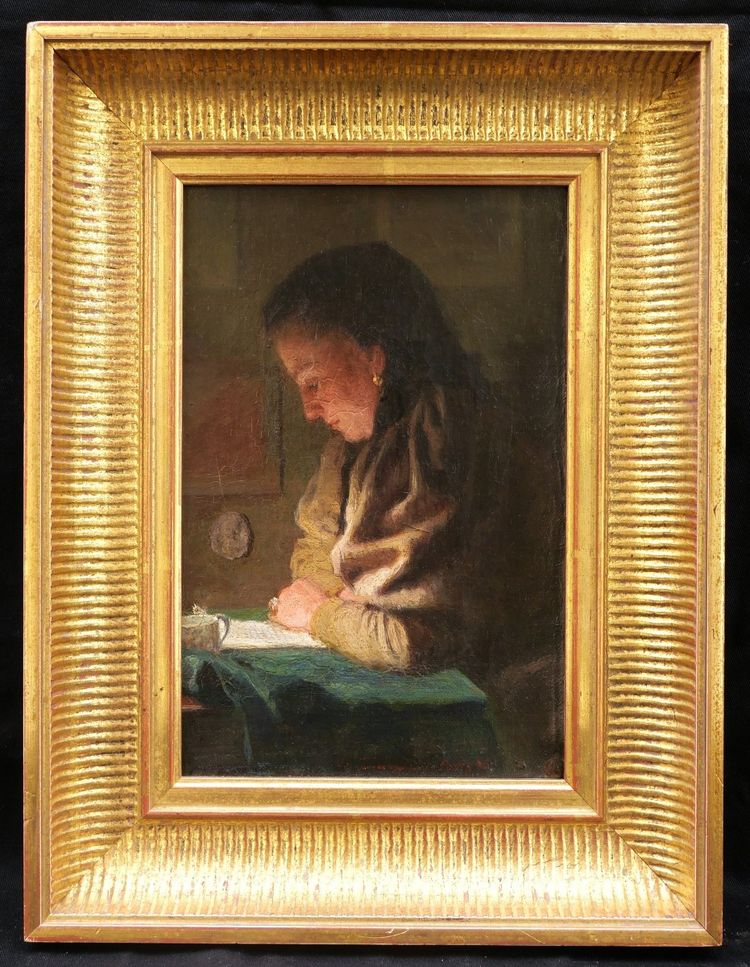 Scuola FRANCESE nel 1896, La lettrice