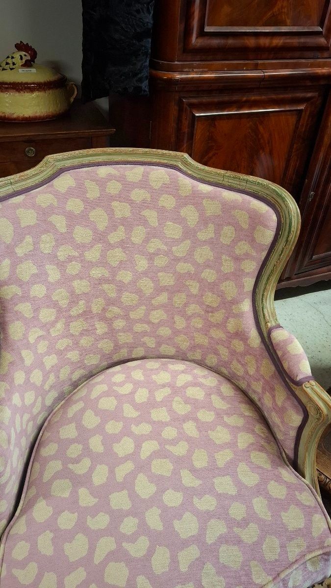 Paire de bergères de style Louis XV