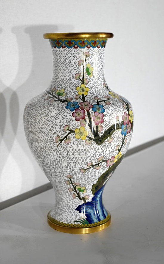 Cloisonne Enamel Vase - XXth