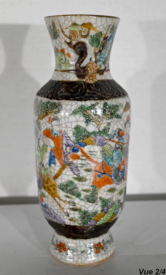 Nanjing Cracked Earthenware Vase, China - 19th Century