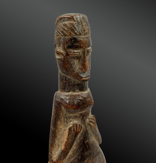 FRONDE ou LANCE-PIERRE - Culture Baoulé, Côte d'Ivoire - Première moitié du XXème siècle 