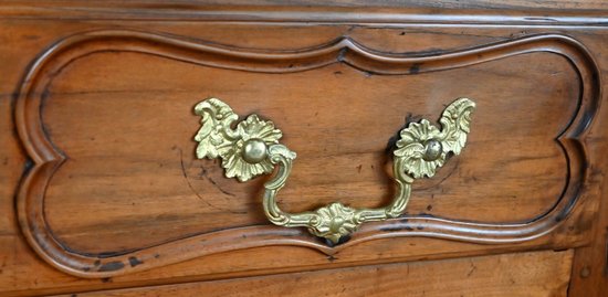 Commode Scriban en Noyer, époque Louis XV – Fin XVIIIe