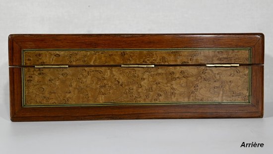 Box in marquetry of various woods - Early 20th century