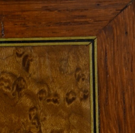 Box in marquetry of various woods - Early 20th century