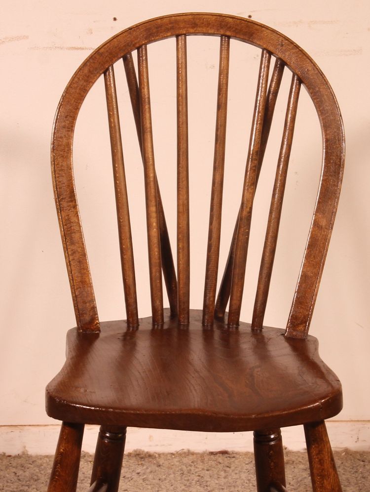 Set Of 5 19th-century Windsor Chairs