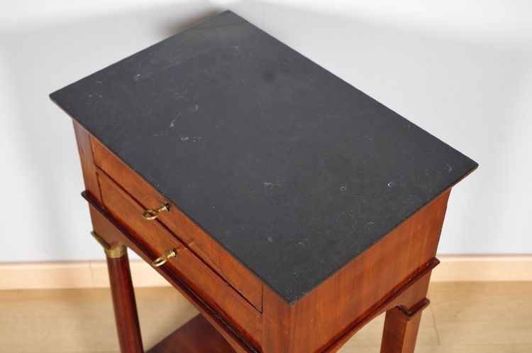Empire-style chest of drawers in mahogany veneer, circa 1810