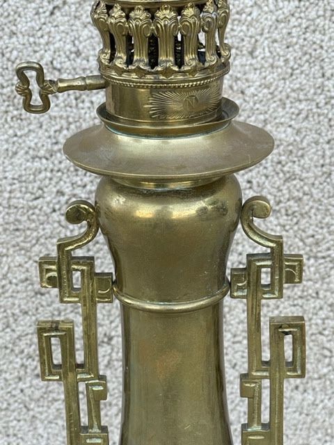 Chinesische Bronzelampe