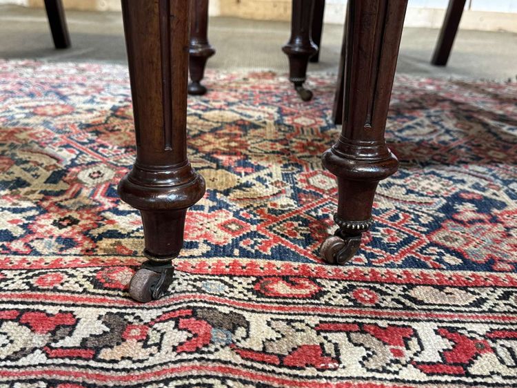 Suite de 6 chaises Victorienne XIXème en acajou