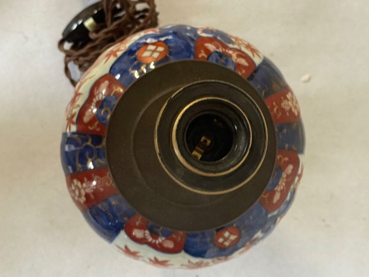Imari Porzellanlampe