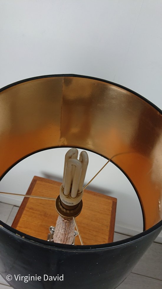Corn cob lamp in the style of Maison Charles