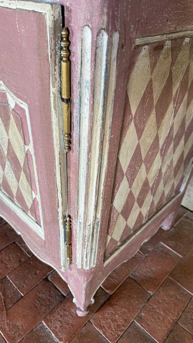 Two-part Louis XV buffet dating from the 19th century, original patina