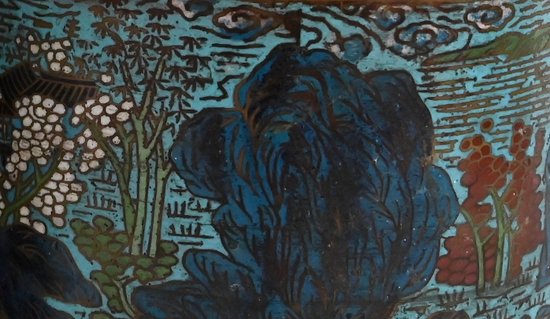 Paire de Vases en Émaux Cloisonnés, Japon – 2ème Partie XIXe
