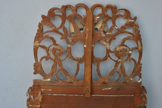 Spiegel Aus Goldenem Holz Louis XVI XIXth