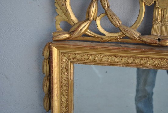 Spiegel Aus Goldenem Holz Louis XVI XIXth