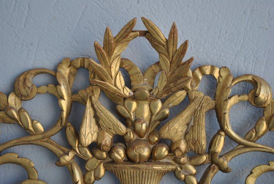 Spiegel Aus Goldenem Holz Louis XVI XIXth