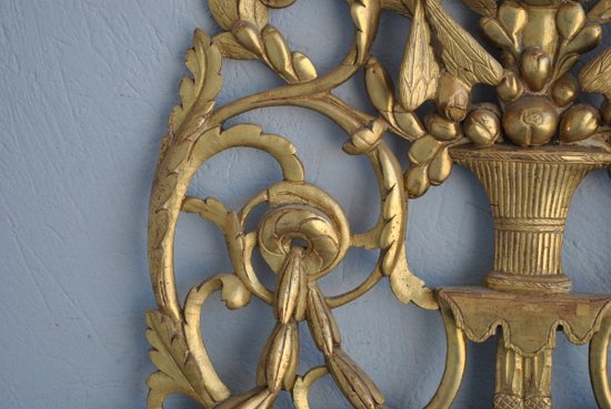 Spiegel Aus Goldenem Holz Louis XVI XIXth