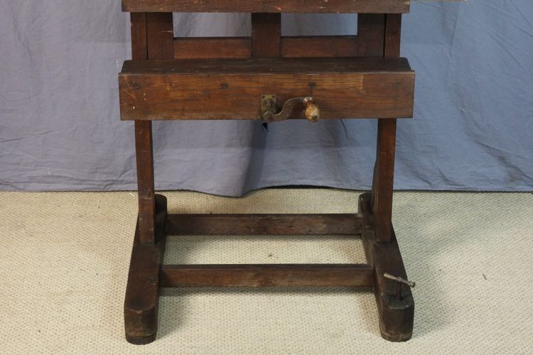 Cavalletto in quercia del XIX secolo