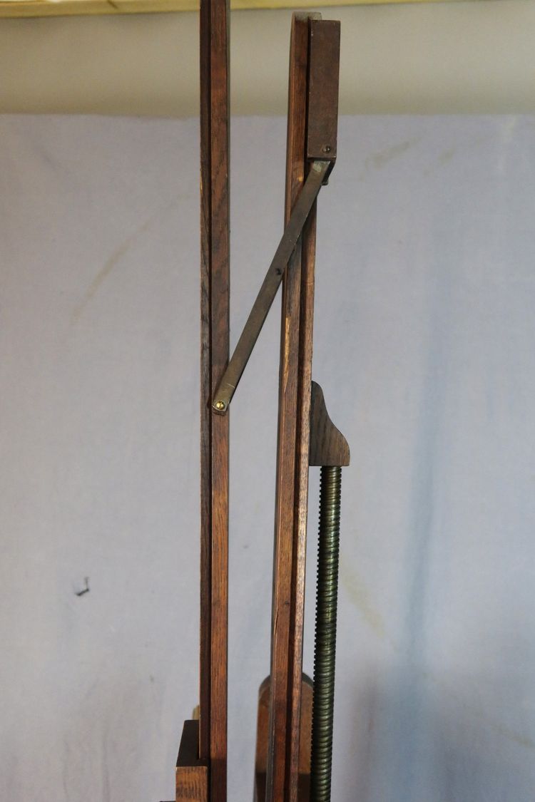 Cavalletto in quercia del XIX secolo