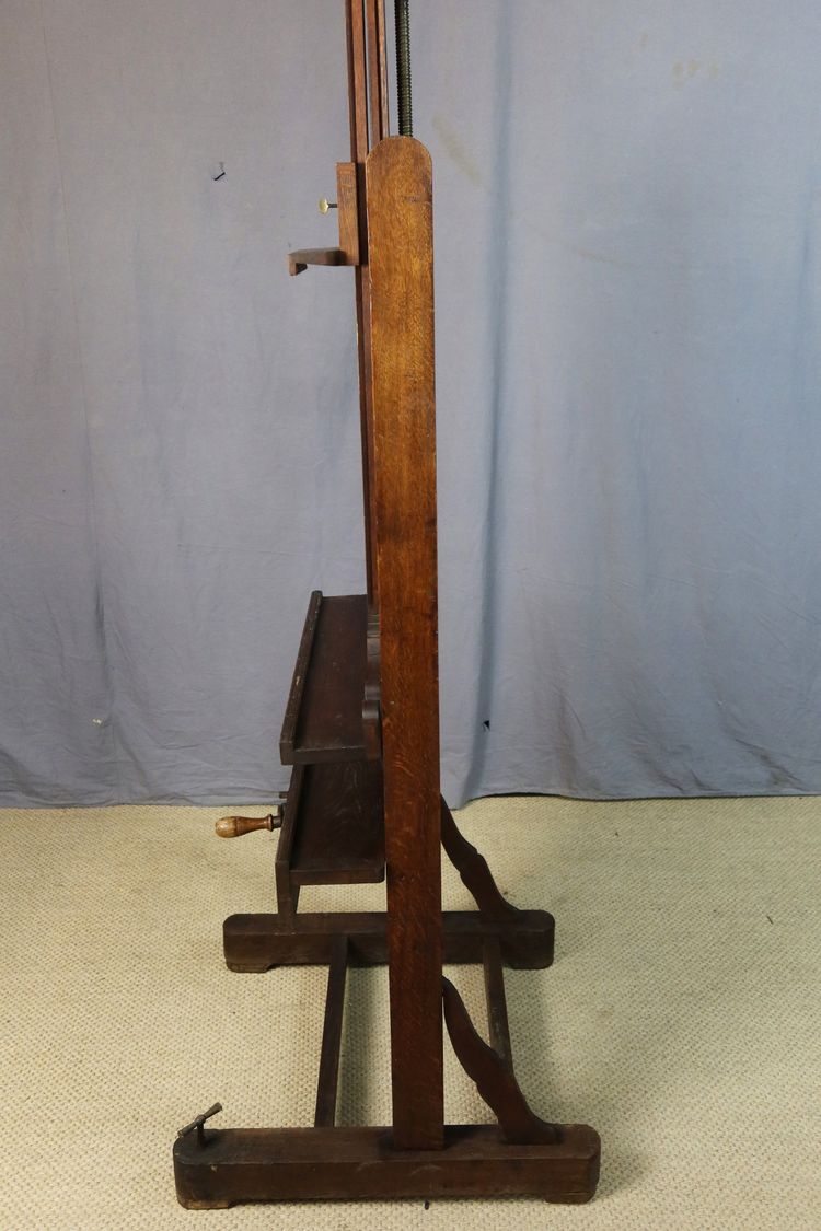 Cavalletto in quercia del XIX secolo