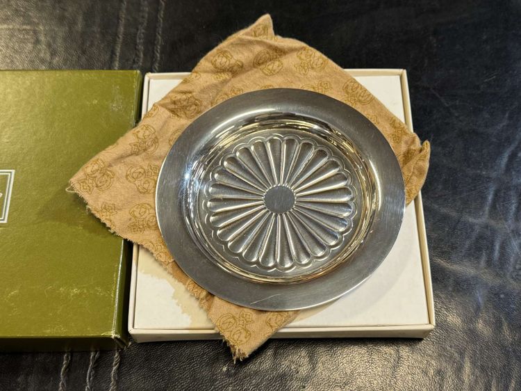 Sottobicchiere in metallo placcato argento Christofle