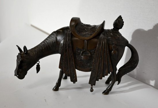 Cheval en Bronze, Style Asiatique – Début XXe