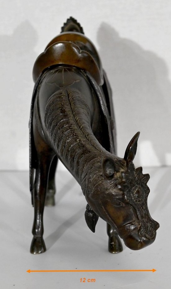 Cheval en Bronze, Style Asiatique – Début XXe