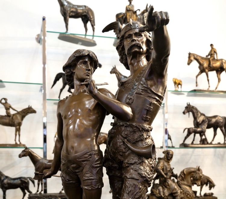 Sculpture - Pro Patria , Emile - Louis Laporte (1858-1907)