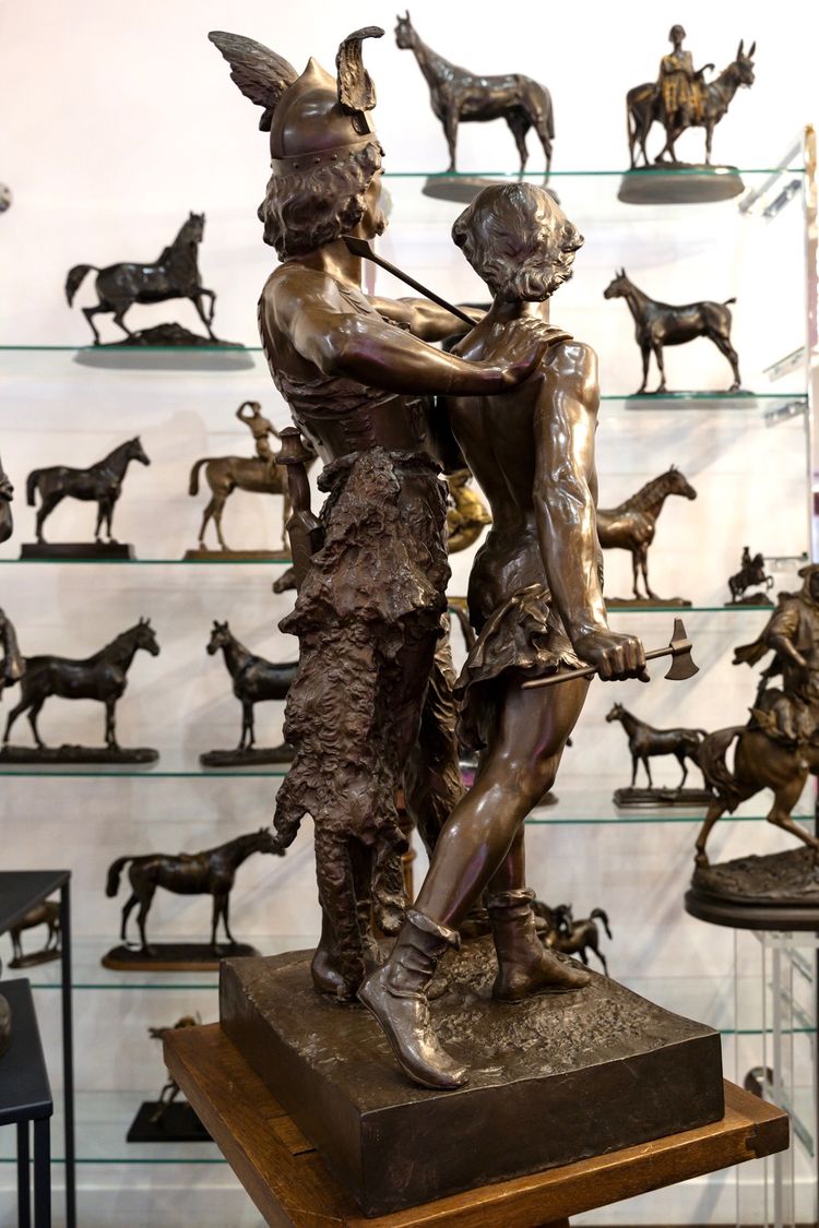 Sculpture - Pro Patria , Emile - Louis Laporte (1858-1907)