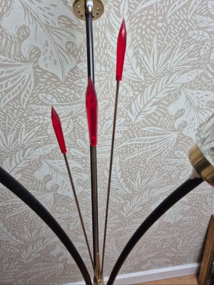 Tripod floor lamp attributed to the LUNEL company - circa 1950