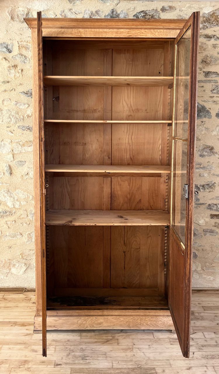 Bibliotheque en chene massif