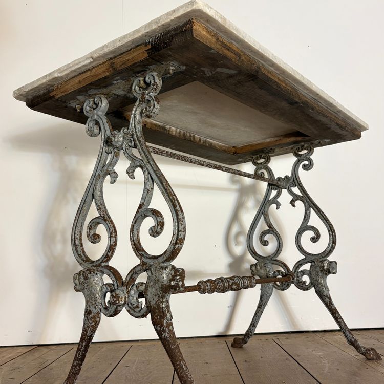 19th century cast iron table