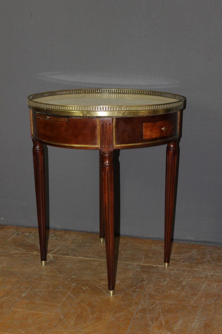 Table Bouillotte Louis XVI en Acajou XIXe