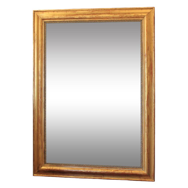 miroir rectangle Louis Philippe, glace mercure,94 x 130 cm
